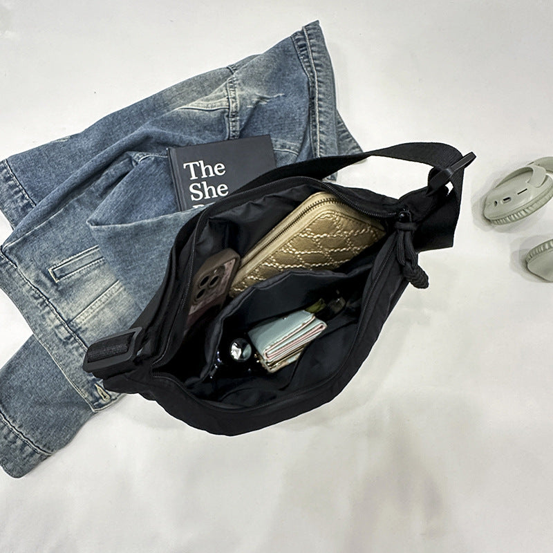 Women’s Large Canvas Crossbody Hobo Bag