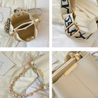 Women’s Large Crossbody Shoulder Bag with Scarf Strap