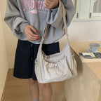 Women’s Large Korean Style Shoulder Crossbody Tote Bag