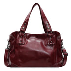 Women’s Large Leather Vintage Shoulder Bag