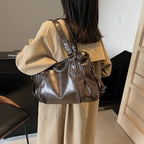 Women’s Large Leather Vintage Shoulder Bag