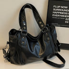 Women’s Large Leather Vintage Shoulder Bag