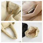 Women’s Large Quilted Shoulder Tote Bag