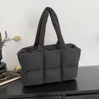 Women’s Large Quilted Shoulder Tote Bag