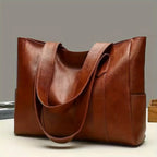 Women’s Large Retro Shoulder Tote Bag