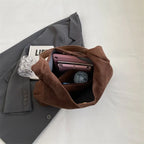 Women’s Large Suede Hobo Tote Bag