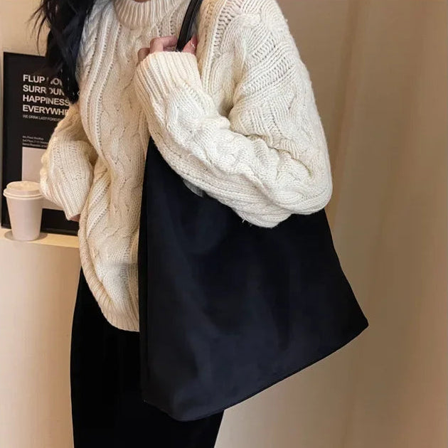 Women’s Large Suede Hobo Tote Bag