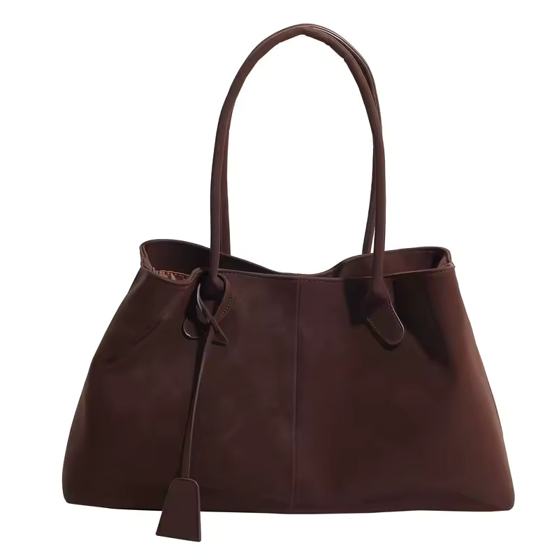 Women’s Large Suede Shoulder Tote Bag