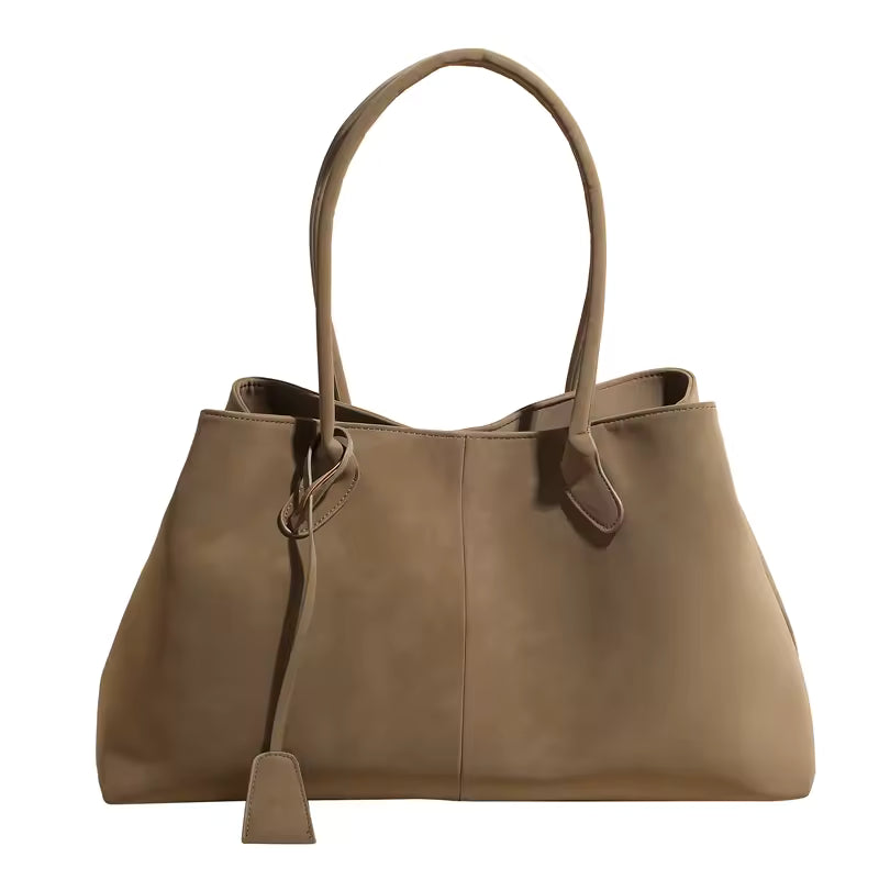 Women’s Large Suede Shoulder Tote Bag