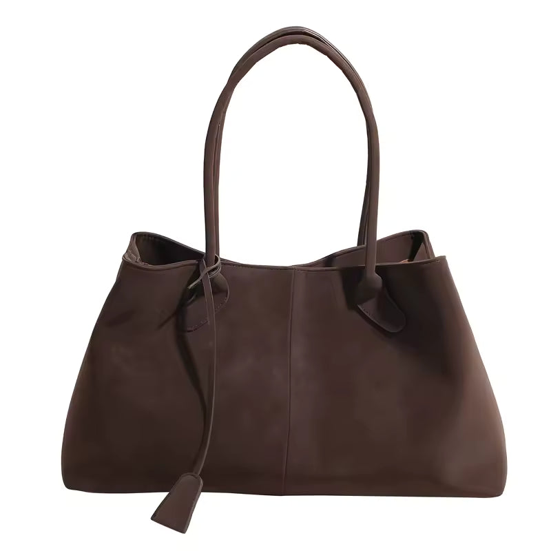 Women’s Large Suede Shoulder Tote Bag