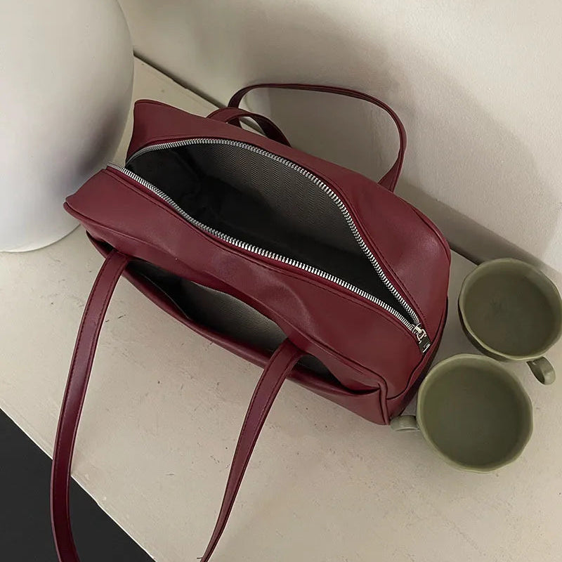 Women’s Large Vintage Korean Style Shoulder School Bag