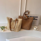 Women’s Large Woven Shoulder Beach Bag