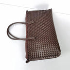 Women’s Large Woven Shoulder Tote Bag