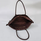Women’s Large Woven Shoulder Tote Bag