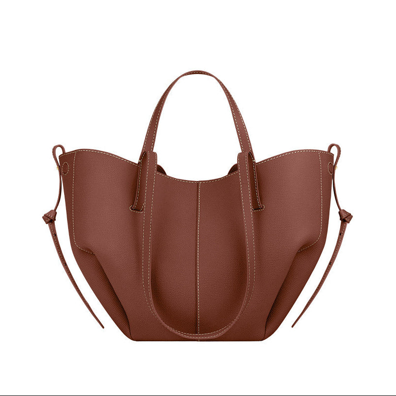 Women’s Leather Elegant Tote Bag with Double Handles