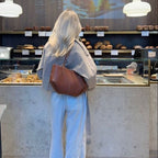 Women’s Leather Elegant Tote Bag with Double Handles