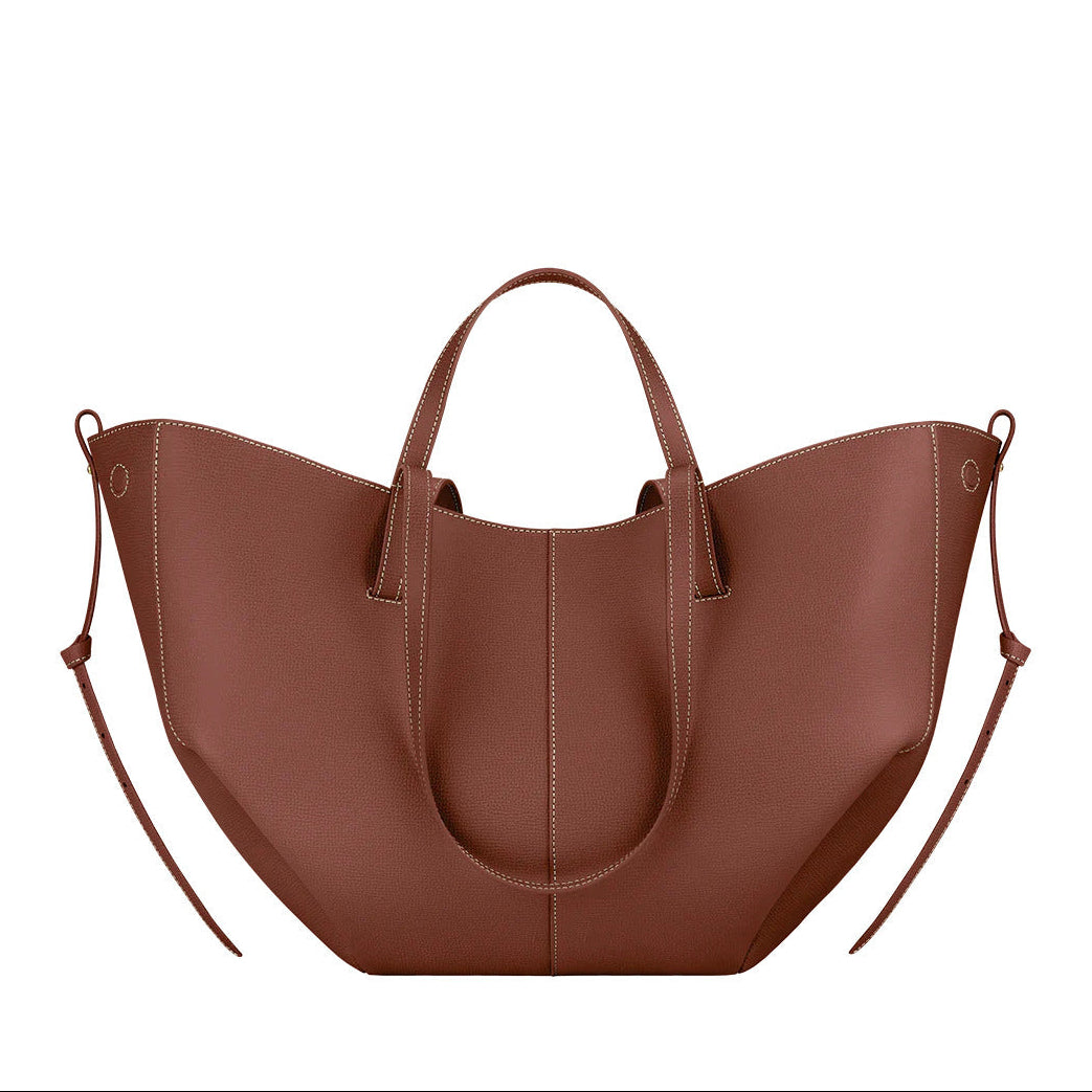 Women’s Leather Elegant Tote Bag with Double Handles