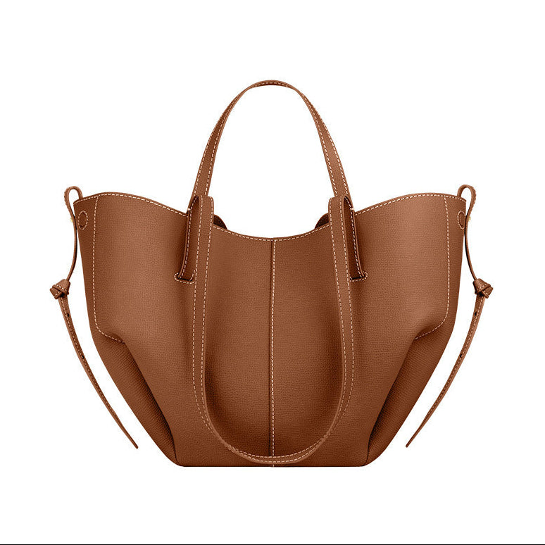 Women’s Leather Elegant Tote Bag with Double Handles