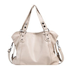 Women’s Leather Shoulder Bag with Detachable Strap
