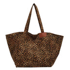 Women’s Leopard Print Large Tote Bag