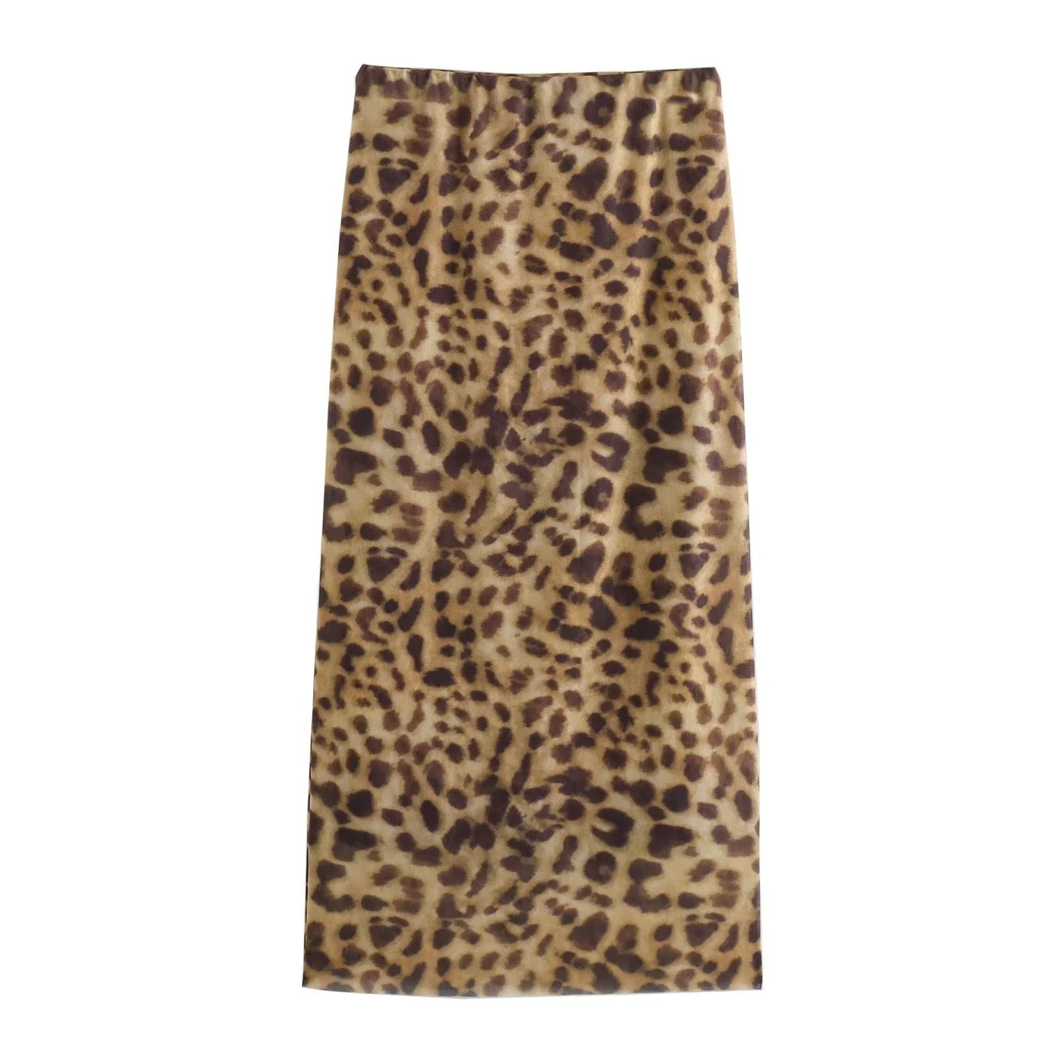 Women’s Leopard Print Maxi Skirt