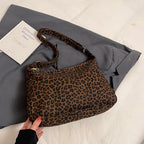 Women’s Leopard Print Zip Tote Bag