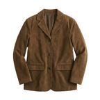 Women’s Faux Suede Blazer Jacket