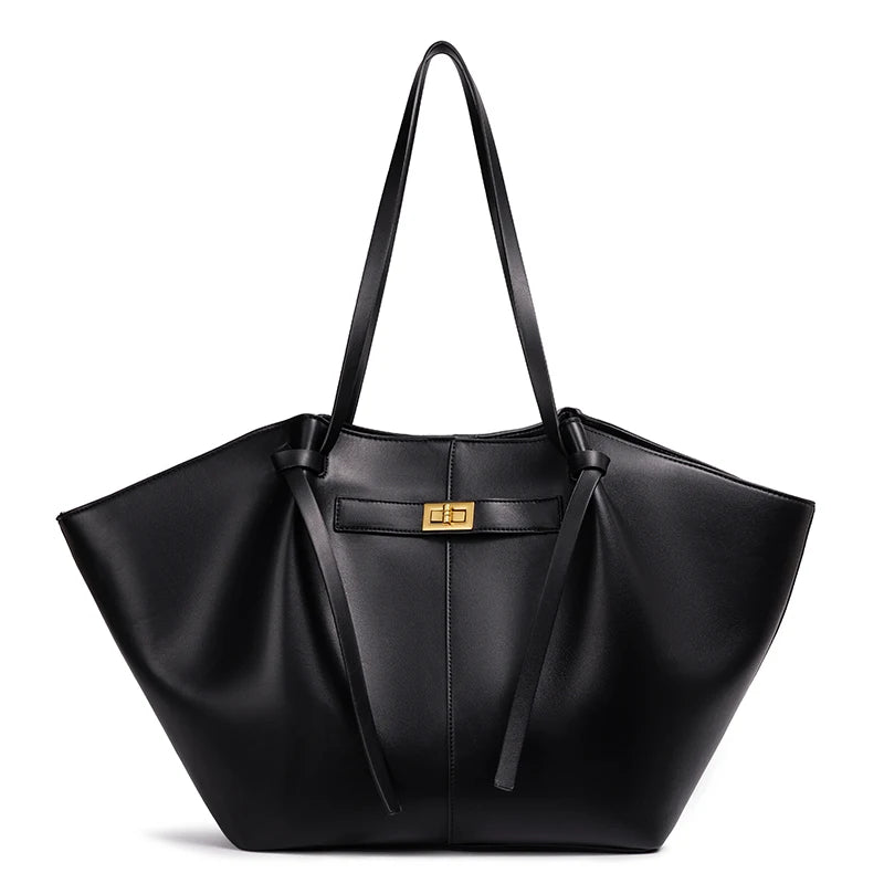 Women’s Lightweight Large PU Leather Shoulder Bag