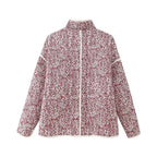 Women’s Quilted Floral Jacket with Patch Pockets