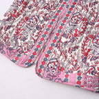 Women’s Quilted Floral Print Vest