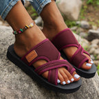 Women’s Lightweight Slip-On Sandals with Wide Fit