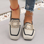 Women’s Lightweight Square Toe Slip-On Loafers