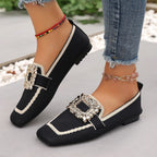 Women’s Lightweight Square Toe Slip-On Loafers