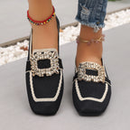 Women’s Lightweight Square Toe Slip-On Loafers
