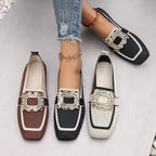 Women’s Lightweight Square Toe Slip-On Loafers