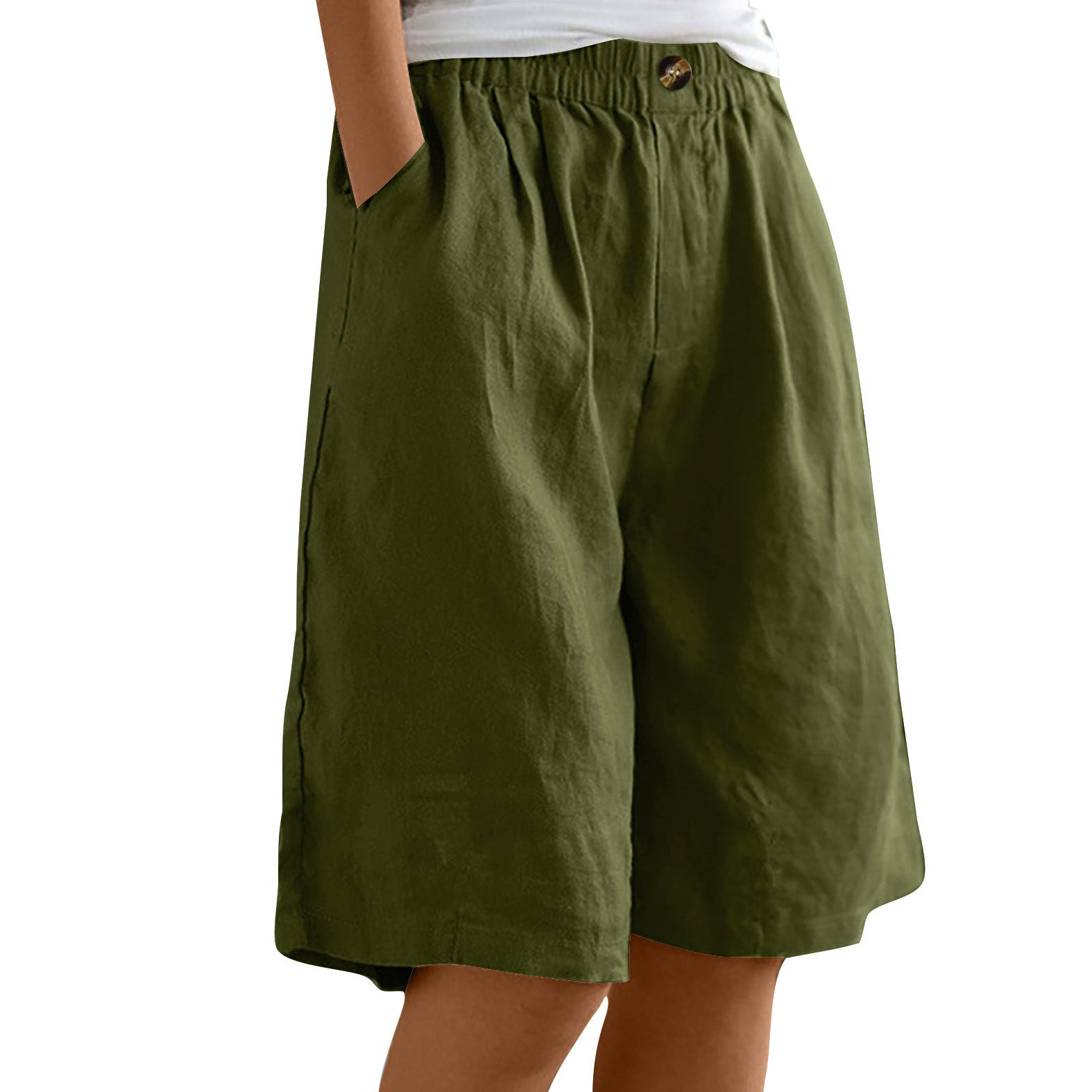 Women’s Lightweight Summer Shorts with Elastic Waist