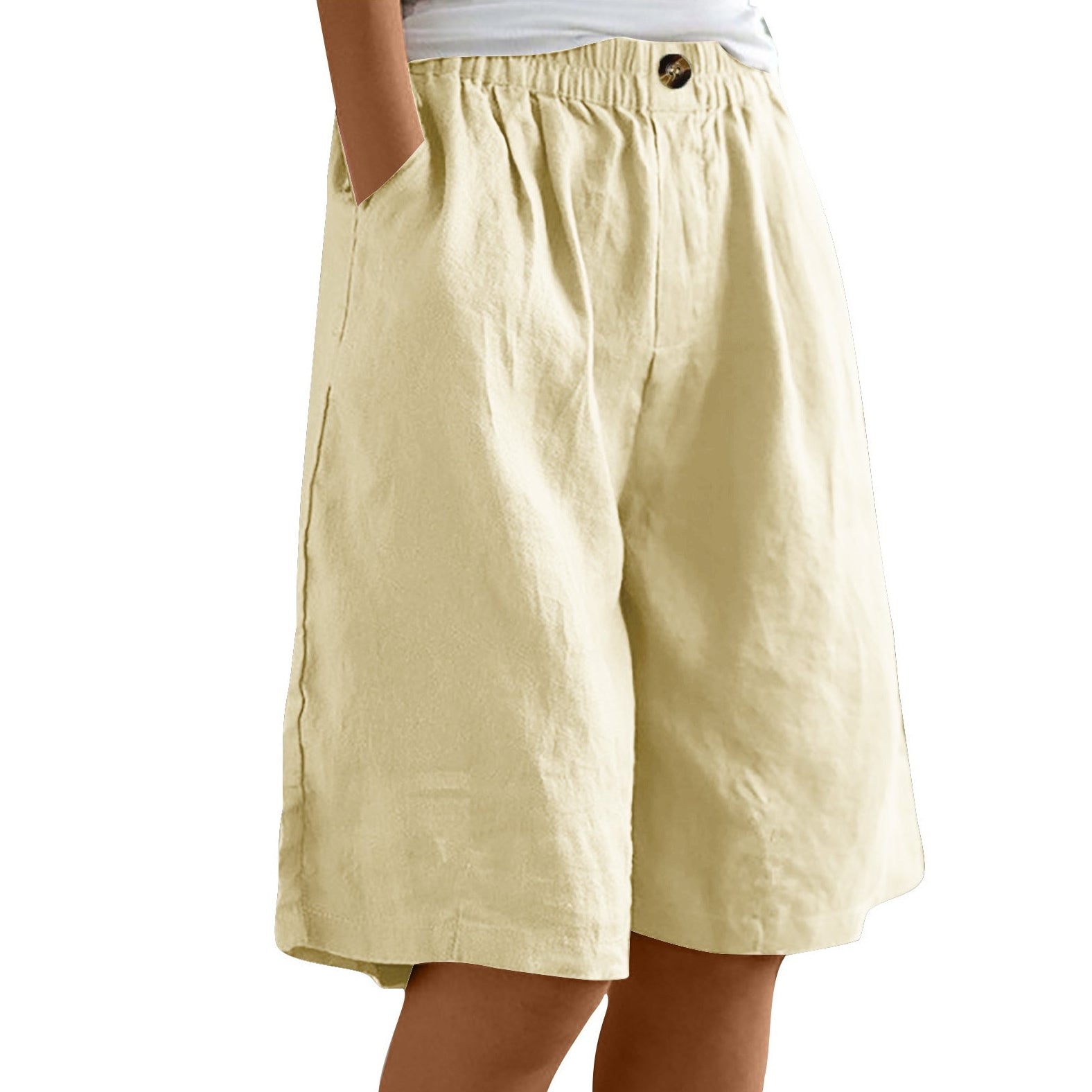 Women’s Lightweight Summer Shorts with Elastic Waist