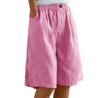 Women’s Lightweight Summer Shorts with Elastic Waist