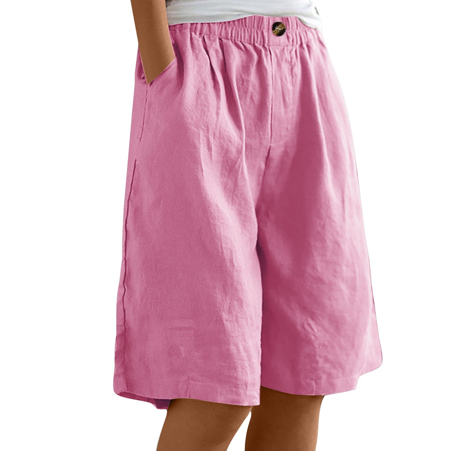 Women’s Lightweight Summer Shorts with Elastic Waist