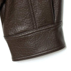 Women’s Loose PU Leather Jacket with Removable Faux Fur Collar