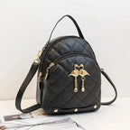 Women’s Mini Quilted Backpack Phone Bag