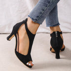 Women’s Peep Toe Cut-Out Heels