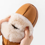 Women’s Plush Collar Slip-On Ankle Boots