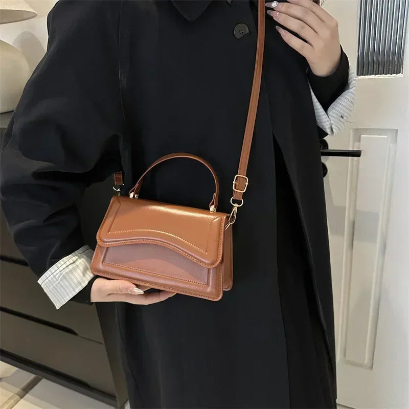 Women’s PU Leather Handbag with Shoulder Strap