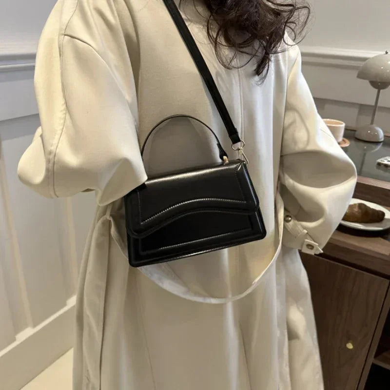Women’s PU Leather Handbag with Shoulder Strap