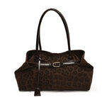 Women’s PU Leather Leopard Print Shoulder Bag