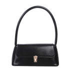 Women’s PU Leather Shoulder Bag with Flap Closure