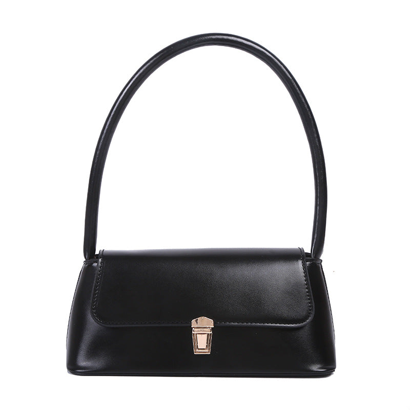 Women’s PU Leather Shoulder Bag with Flap Closure