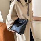 Women’s PU Leather Vintage Shoulder Tote Bag