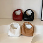 Women’s PU Leather Woven Small Hobo Handbag